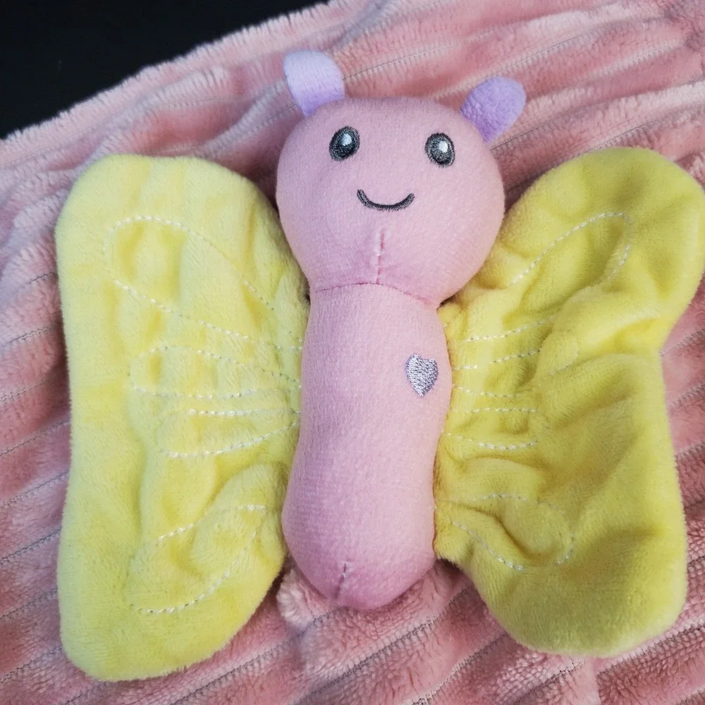 S.L. Home Fashion Pink Butterfly‎ Lovey Ribbed 11